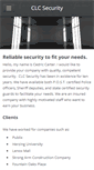 Mobile Screenshot of clcsecurity.com