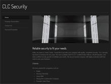 Tablet Screenshot of clcsecurity.com